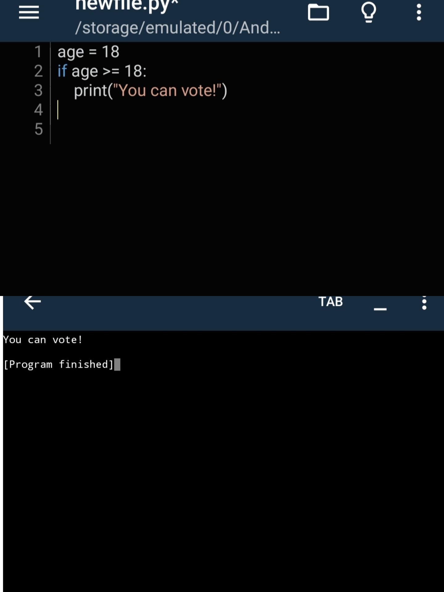 If,else compile